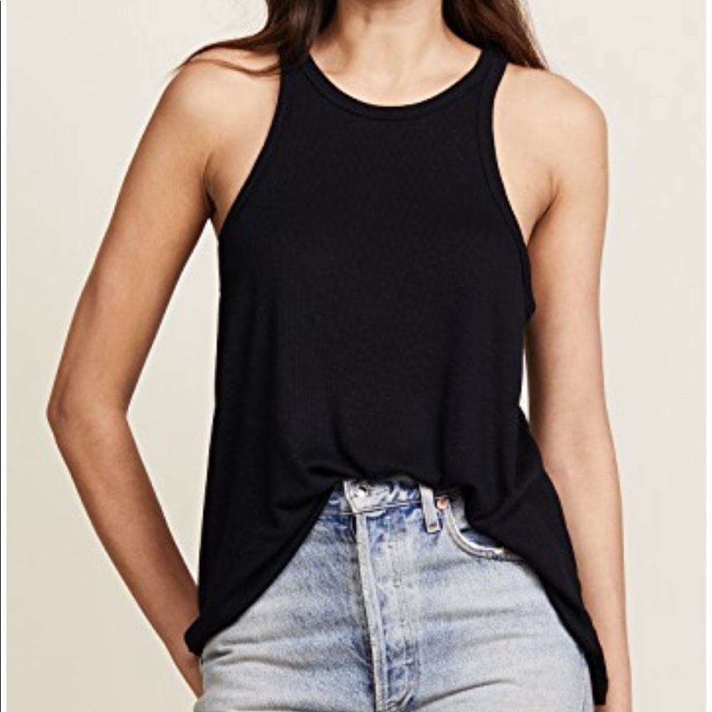 🌟Free People Black Long Beach Tank🌟